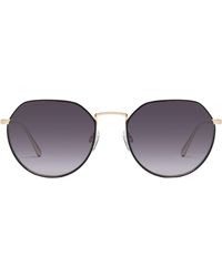 Quay - Rooftop 50mm Polarized Round Sunglasses - Lyst