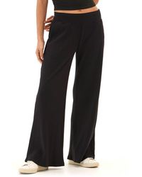 Threads For Thought - Isla Organic Cotton Blend Rib Wide Leg Pants - Lyst