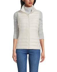 Lands' End - Wanderweight Packable Ultralight Down Vest - Lyst