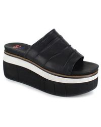 National Comfort - Kayci Scrunched Platform Slide Sandal - Lyst