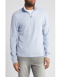Faherty - Sunwashed Quarter Zip Pullover - Lyst