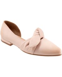 BUENO - Ivory Half D'orsay Pointed Toe Flat - Lyst