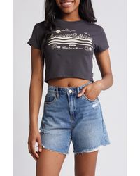 Rip Curl - Solstice Crop Graphic T-shirt - Lyst