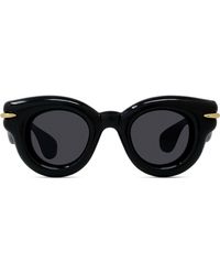 Loewe - Inflated Pantos 46mm Round Sunglasses - Lyst