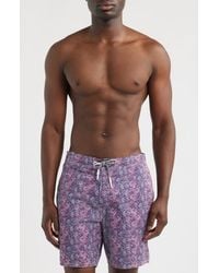 Johnnie-o - Star Spangled Swim Trunks - Lyst