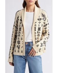 The Great - The Garden Lodge Shawl Collar Open Sweater - Lyst