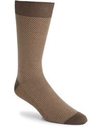 Canali - Micropattern Cotton Dress Socks - Lyst
