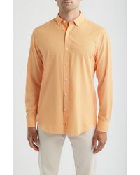 Johnston & Murphy - Game Day Xc4 Gingham Check Button-Down Shirt - Lyst