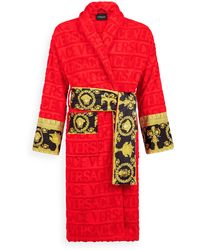 hot pink versace robe
