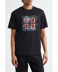 Givenchy - Regular Fit 4G Logo Graphic T-Shirt - Lyst