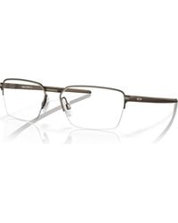 Oakley - 56Mm Rectangle Optical Glasses - Lyst