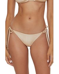 Becca - Origami Side Tie Bikini Bottoms - Lyst