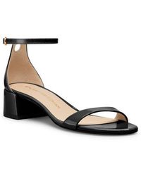 Stuart Weitzman - Nudist Block 35 Ankle Strap Sandal - Lyst