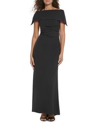 Vince Camuto - Ruched Off The Shoulder Gown - Lyst