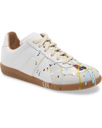 moschino paint splatter sneakers