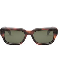 Celine - Bold 3 Dots 54mm Rectangular Sunglasses - Lyst
