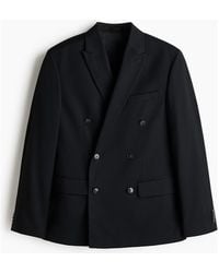 H&M - Regular Fit Double-Breasted Jacket - Lyst