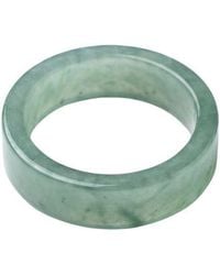 seree - Gale Square Jade Ring - Lyst