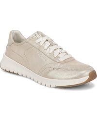 Vionic - Uptown Metallic Suede Sneaker - Lyst