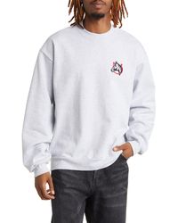 One Of These Days - Horse Shoe Embroidered Sweatshirt - Lyst