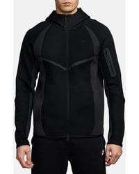 Nike - Tech Colorblock Full Zip Fleece Windrunner Jacket - Lyst