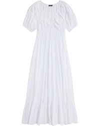 Vineyard Vines - Marina Puff Sleeve Stretch Cotton Poplin Dress - Lyst