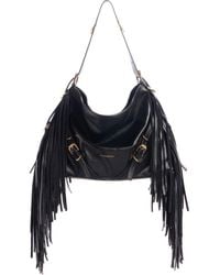 Givenchy - Medium Voyou Fringe Leather Hobo Bag - Lyst