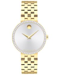 Movado - Museum Classic Lab Grown Diamond Bracelet Watch, 29.5Mm - Lyst