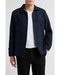 Wax London - Whiting Plaid Corduroy Button-Up Overshirt - Lyst