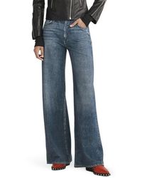 Rag & Bone - Rb Miramar Sofie High Waist Cotton Terry Sweatpant Jeans - Lyst