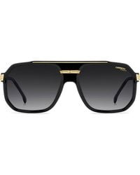 Carrera - 60Mm Rectangular Flat Top Sunglasses - Lyst