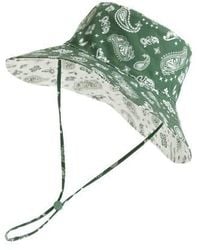 Lost Pattern - Paisley Cotton Reversible Sun Hat - Lyst