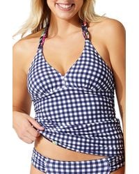 Tommy Bahama - Summer Floral Reversible Halter Tankini Top - Lyst
