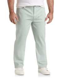 True Nation by DXL - Big & Tall Garment Dyed Stretch Twill Pants - Lyst