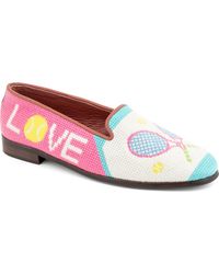 PAIGE - Needlepoint Golf Flat - Lyst