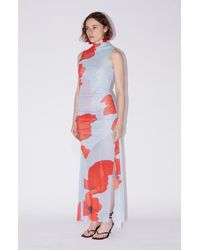 Saemdi - Floral Printed Mesh Dress - Lyst