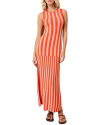 Solid & Striped - The Lucerne Mixed Stripe Knit Dress - Lyst