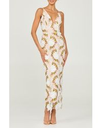 HELSI - Norah Embroidered Lace Overlay Cocktail Dress - Lyst