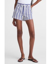 Madewell - The Emmy Stripe Patch Pocket Shorts - Lyst