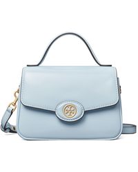 Tory Burch - Small Robinson Leather Top Handle Bag - Lyst