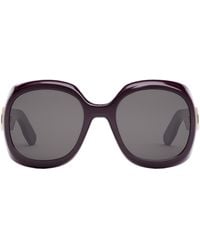 Dior - Lady 95.22 R2i 58mm Round Sunglasses - Lyst