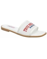 TRUE RELIGION - Brat Mesh Slip On Sandal - Lyst