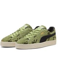 PUMA - Suede Flock Sneaker - Lyst