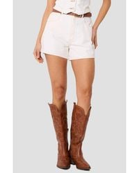 A.Brand - Venice High Waist Denim Shorts - Lyst
