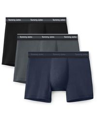 Tommy John - 3-Pack Comfort Micro 4-Inch Boxer Briefs - Lyst
