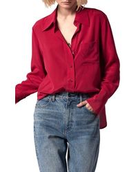 Equipment - Quinne Silk Button-Up Shirt - Lyst