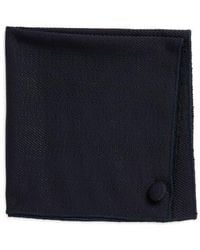 CLIFTON WILSON - Textured Wool Pocket Square - Lyst