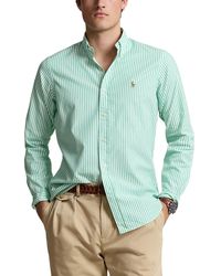 Polo Ralph Lauren - Stripe Stretch Cotton Oxford Button-down Shirt - Lyst