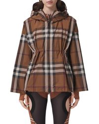 Burberry - Bacton Check Hooded Jacket - Lyst