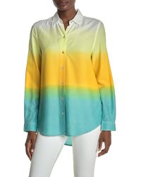 Beach Lunch Lounge - Chalanna Dip Dye Long Sleeve Shirt - Lyst